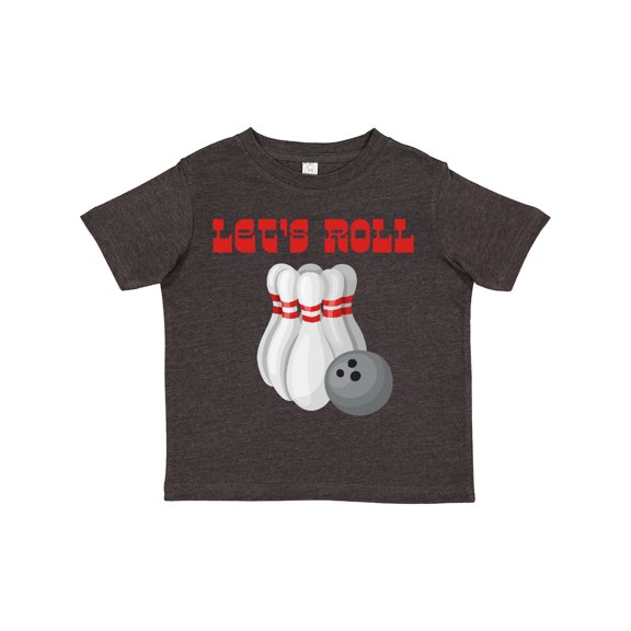 Inktastic Let's Roll Bowling Boys or Girls Toddler T-Shirt