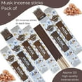 thumbnail image 3 of Musk Incense Sticks - Total 120 Insence-Sticks - 6 Packs of 20 Insense - Inciensos - Inscents - Natural Non Toxic Ingredients - Incents - Incence - Inscense - Insents, 3 of 8