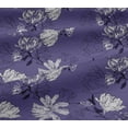 thumbnail image 4 of oneOone Cotton Jersey Purple Fabric Florals Dress Material Fabric Print Fabric By The Yard 58 Inch Wide, 4 of 4