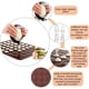 thumbnail image 4 of Estera para hornear macarrones Estera para hornear de silicona marrón 48 agujeros Estera de silicona para macarrones Molde de silicona Molde con revestimiento antiadherente Macarons con bolígrafo, 4 of 8