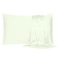 thumbnail image 6 of Ivory Dreamy Set of 2 Silky Satin Queen Pillowcases, 6 of 6