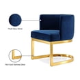 thumbnail image 5 of Meridian Furniture Gianna Navy Velvet Dining Chair, 5 of 6