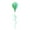Green, variant on MasteelfCA Colorful Hot Air Balloons Cloth Wind Spinners Outdoor Kindergarten Hanging Decor