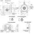 thumbnail image 5 of Hydraulic Gear Pump 8cc/rev (.488in3/rev) 2-6gpm 15.8HP 3625psi SAE A flange, 5 of 10