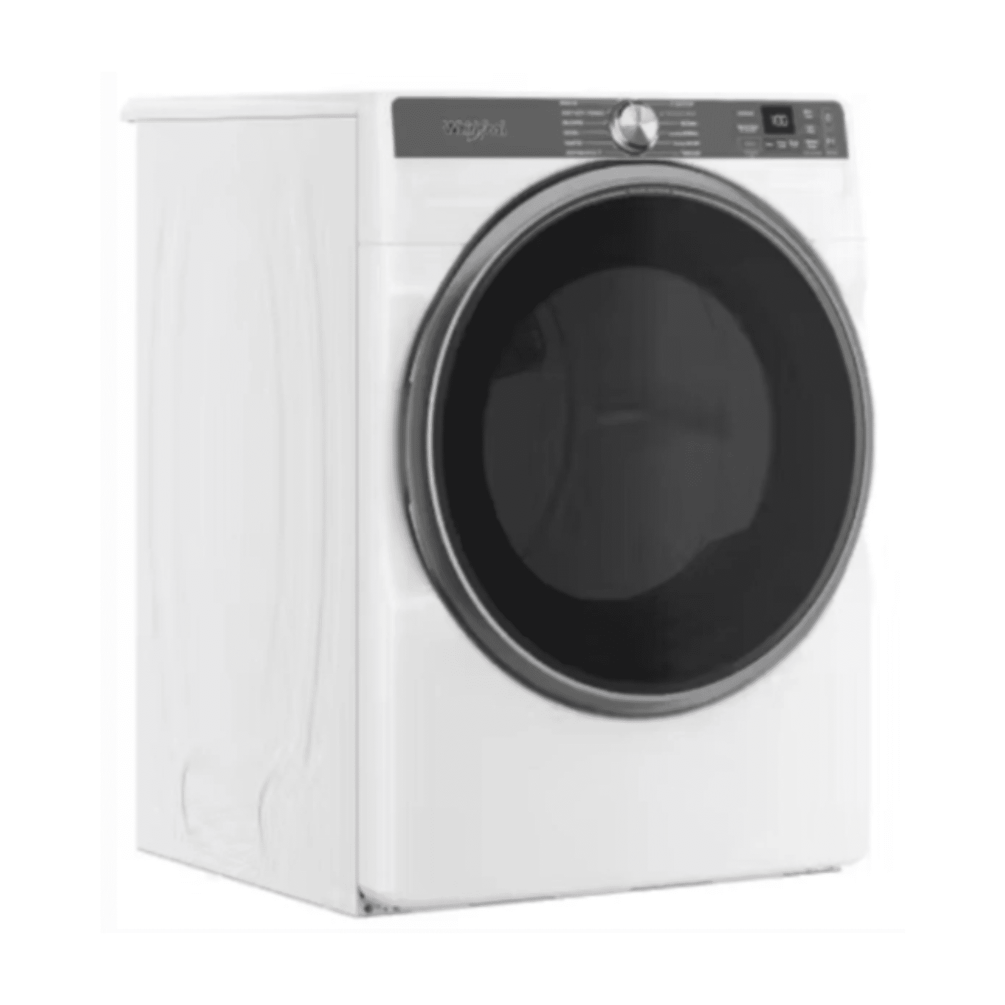Whirlpool 27 Inch Smart Gas Dryer with 7.4 cu ft Capacity, Wrinkle Shield, AI Intelligent Dry, Quick Wash & Dry, Sanitize Cycle  White WGD6720RW
