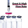 thumbnail image 2 of 100 Pcs Syringe Filters PTFE Hydrophobic 0.22Um Membrane 13Mm Pore Filtration Non-Sterile Syringe L, 2 of 5