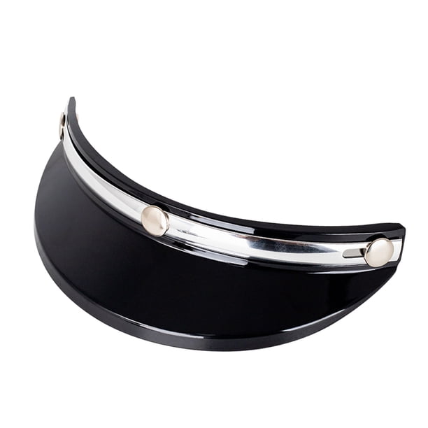 Casco Peak Shield Visera con 3 botones a presión Protector contra el viento abatible