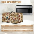 thumbnail image 6 of Whosucclay Rooster Chicken Maple Leaf Print Microwave Oven Universal Dust Cover, 8 Oz Canvas Dust Cover with Top Handle, Heat-Resistant, Waterproof, For Microwave, Toaster Oven-L, 6 of 7