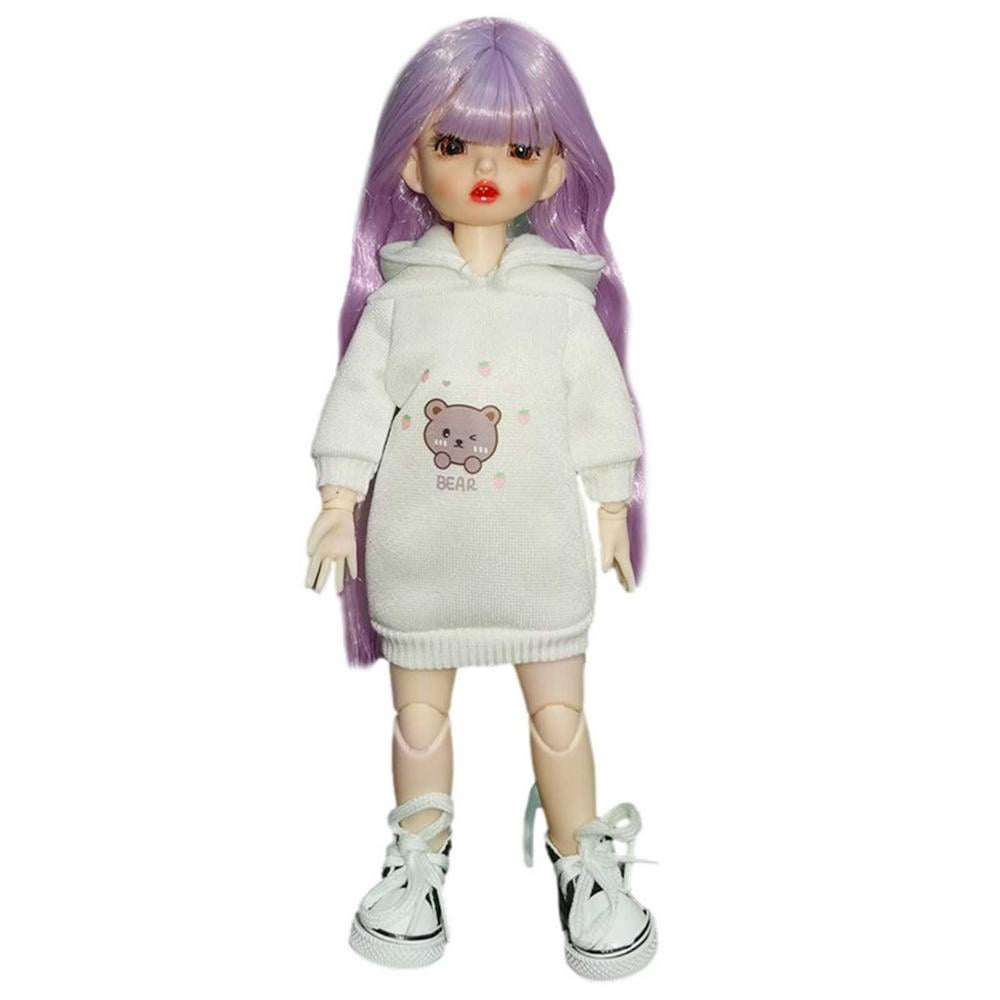 6 inch Movable Cute Girl Dolls Handmade Adjustable Ball Jointed Doll