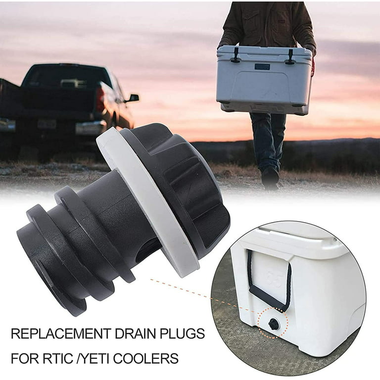 Hermard 1 Pack/2 Pack/4 Pack Yeti Cooler Drain Plug Replacement