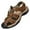 Browm, variant on Mens Hiking Sandals Summer Beach Slipper Waterproof Leather Fisherman Sandal for Athletic Outdoor Beach Sport Summer-Closed Toe Sandals