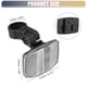 thumbnail image 3 of Reflectores de bicicleta Unique Bargains 2.13"x1.54" Reflector de advertencia de bicicleta Reflectores de seguridad Accesorios para bicicletas Plástico blanco, 3 of 6