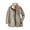 Light Brown, variant on CharmCyan Women’s Quilted Stand Collar Jacket with Front Snap Closure Lightweight Outerwear with Geometric and Shimmer Print Design Black L