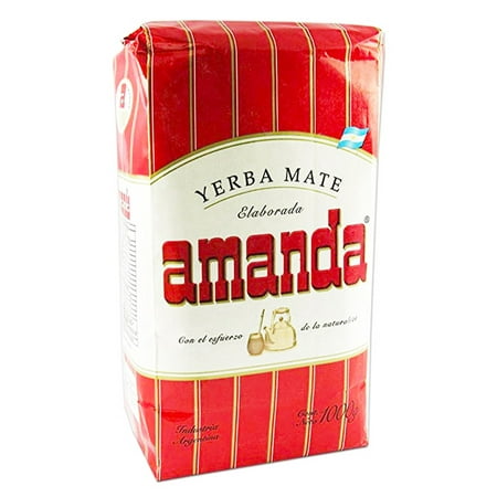Yerba Mate Amanda 1 Kg Argentina Tea Loose Herbal Bag 2.20 lbs Detox Weight