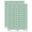 Dark Green, variant on Shred Border Top Bottom Sticker Set - Light Blue - Gloss Finish - 1.25" Mini