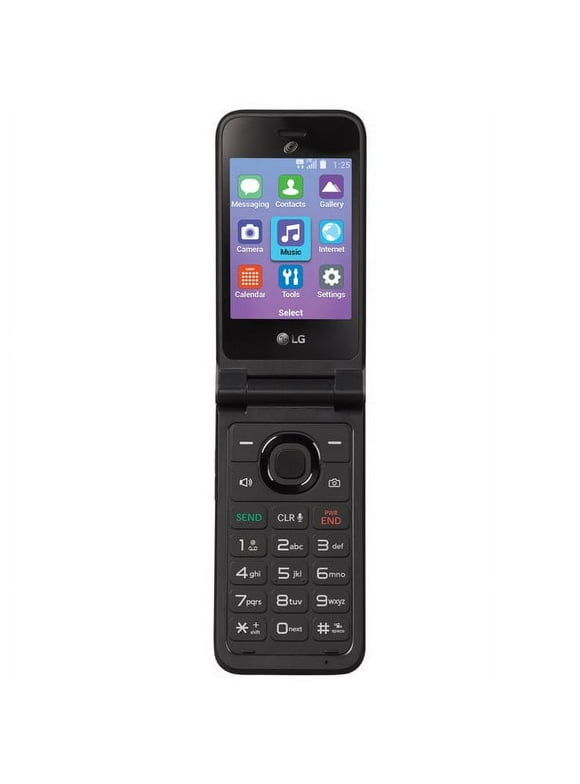 Fully Unlocked | LG Classic Flip | Black | Prepaid Flip Phone | 8 GB | Brand New