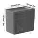 thumbnail image 2 of Organizador de cubierta de caja de pañuelos de plástico | Soporte de papel facial con ranura para teléfono celular | Almacenaje para cocina, baño, dormitorio, encimeras, cómodas, mesas | 7,87 x 7,68, 2 of 5