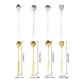 thumbnail image 4 of Cucharas de café Yuarrent de mango largo Acero inoxidable Tipo 1 Plata, 4 of 6