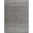 thumbnail image 2 of Hauteloom Tigris Moroccan Trellis Southwestern Farmhouse Living Room Bedroom Area Rug - Distressed Geometric Pattern - Southwestern Native American Look - Gray, Ivory, Beige, Cream - 3'11" x 5'7", 2 of 8