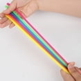 thumbnail image 3 of Juguete de cuerda elástica con pegamento suave TPR para descompresión sensorial visual a color, fideos, ventilación y descompresión, 3 of 6