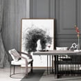 IDEA4WALL Framed Canvas Wall Art Abstract Black Horse Prints for Modern ...