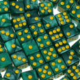 thumbnail image 4 of kusrkot 100PCS 6-sided Dice Dice 14mm for Board Games, Party Games Green, 4 of 9