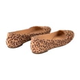 thumbnail image 4 of Veryke Womens Slip On Ballet Flat Shoes Soft Pointed Toe Casual Simple Suede, Leopard, 4 of 10