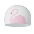 thumbnail image 3 of Gorro de Natación de Silicona Gorra de Baño Elástica Sombrero para Nadar Impermeable Y Gorro de Ducha con Protección de Oídos para Hombres Mujeres Y Cisne, 3 of 8