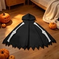 thumbnail image 6 of LILIYA Halloween Cloak Outfits Boy Girl Poncho Clothes Children Hooded Cloak Holiday Party Top Autumn Winter Outfit, 6 of 9