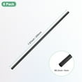 thumbnail image 3 of Uxcell 6-Pack Carbon Fiber Rods, 200mm Length 5mm Dia Carbon Fiber Solid Matte Pole, 3 of 7