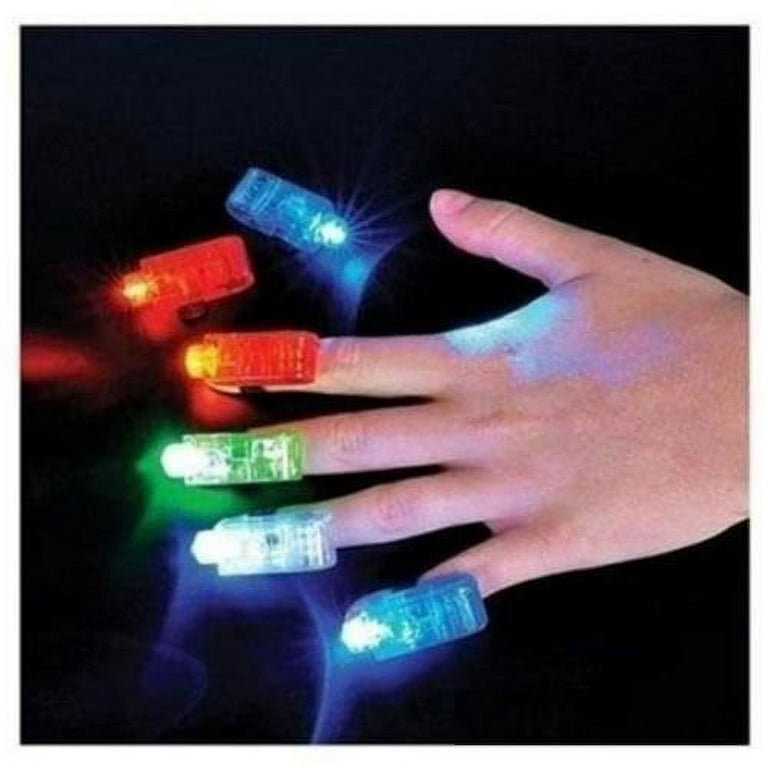 Fun Premium Light up LED Party Finger Ring Lights for Kids (40 Pcs)