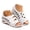 White, variant on Mostsola Womens Orthopedic Sandals Comfortable Peep Toe Walking Shoes Adjustable Wedge Sandals