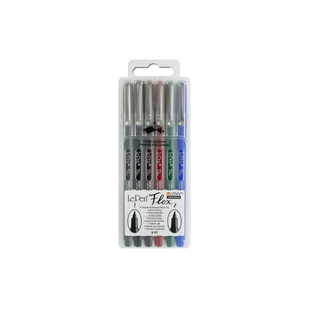 UPC: 0028617487502 | Marvy LePen Flex Brush Point 6 Piece Set Primary