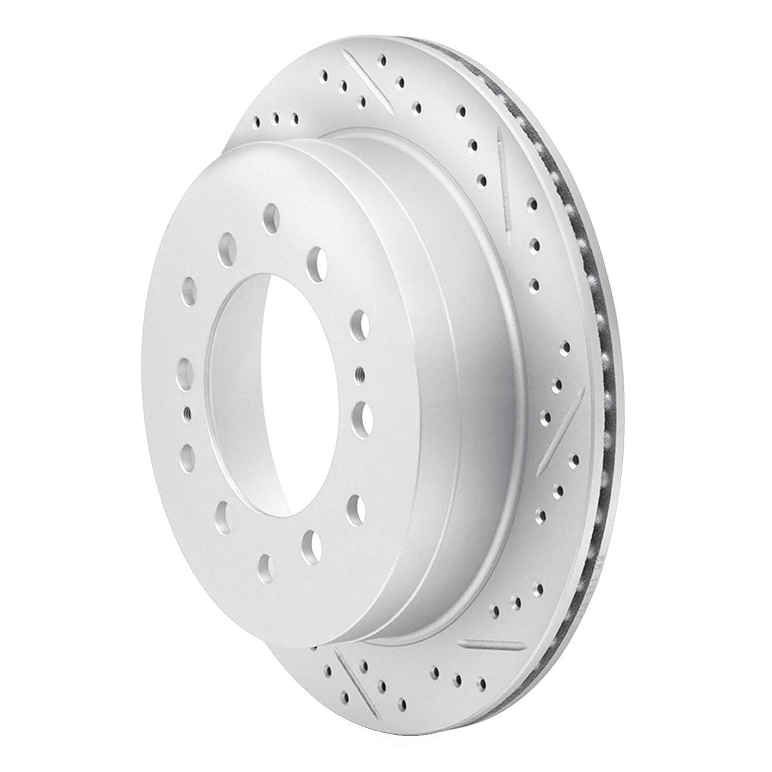 Dynamic Friction Company 830-76127R DFC Geoperformance Rotor - Drilled and Slotted