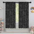 thumbnail image 5 of Blackout Kids Curtains,Math Equations Lab Tools Black Pattern Childrens Insulated Curtains Set Of 2,Bedroom Essentials,Toddler Room Decor 42"x63", 5 of 5