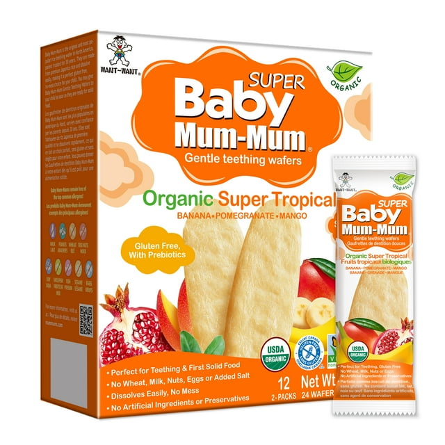 Baby Mum-Mum Organic Super Tropical Rice Rusks
