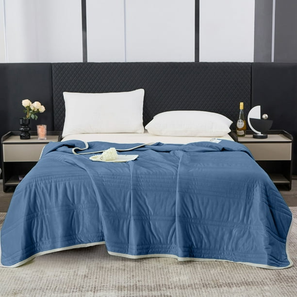 Doble Edredón Sombrero Refrigerante Edredón de Verano Adecuado para Todas las Estaciones Cubierta Suave 60x79 Pulgadas, Edredón de Verano Edredón Ligero, Impermeable, Transpirable, para