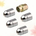 thumbnail image 2 of Pavodes 1 Set Wheel Lock Iron Nuts 12mm x 1.5mm Taped Security Bolts and Key Anti Theft Refitting Parts Modification Accessories (Silver), 2 of 5