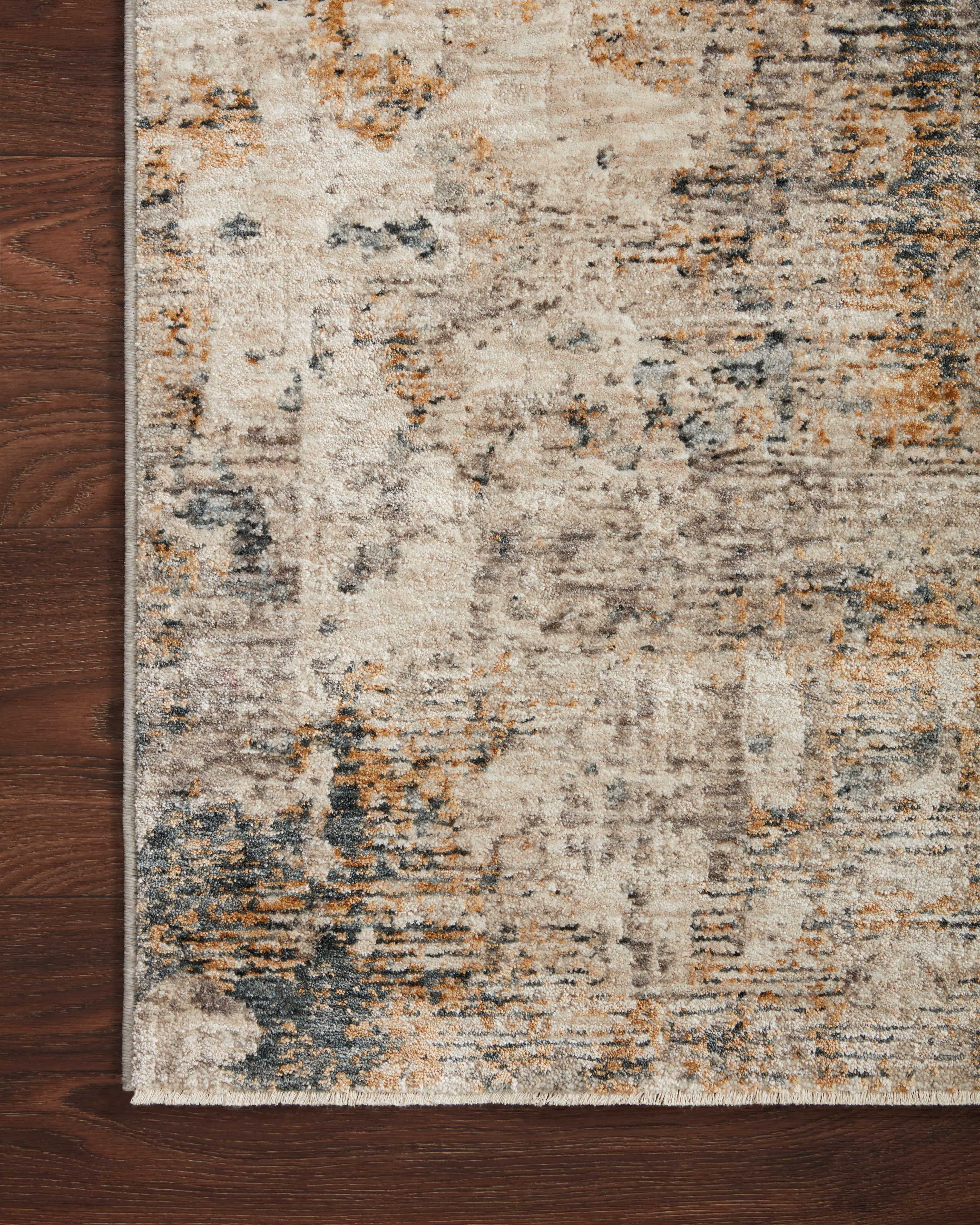 Loloi Axel Collection AXE-04 Ocean / Beige, Abstract Area Rug 2'-6" x 10'-0"