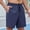 Navy, variant on WIZUTIZ Men's Workout Running Shorts 7 Inch Lightweight Athletic with Zipper Pockets No Liner Quick-Dry Gym Active Shorts