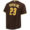 thumbnail image 3 of Men's Fernando Tatis Jr. Brown San Diego Padres Big & Tall Replica Player Jersey, 3 of 3