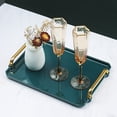 thumbnail image 3 of Joernso Anti-deform Snack Tray with Handle Plastic Multipurpose Anti-slid Serving Tray Household Supplies, 3 of 8