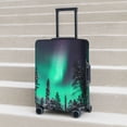 thumbnail image 4 of Salouo Northern Lights 2 Pattern Travel Dust-proof Suitcase Cover, Softside Suitcase Protector Luggage Cover Protector for 18-32inch ,Not Included Suitcase, 4 of 8