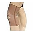 thumbnail image 2 of Alpha Medical Open Patella Compression Support Knee Brace Sleeve With Anti-Roll Support Stays – Knee Stabilizer – Knee Pain Relief (X-Small Black), 2 of 4