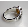 thumbnail image 2 of 925 Sterling Silver Certified Natural Yellow Sapphire Ring For Woman And Mens Birthstone Gift, 2 of 3