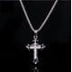 thumbnail image 1 of Collar de cruz de moda, diseño de nicho de lujo ligero para hombres, estudiantes de hip hop, estilo europeo y americano, joyería para parejas, simple, 1 of 6