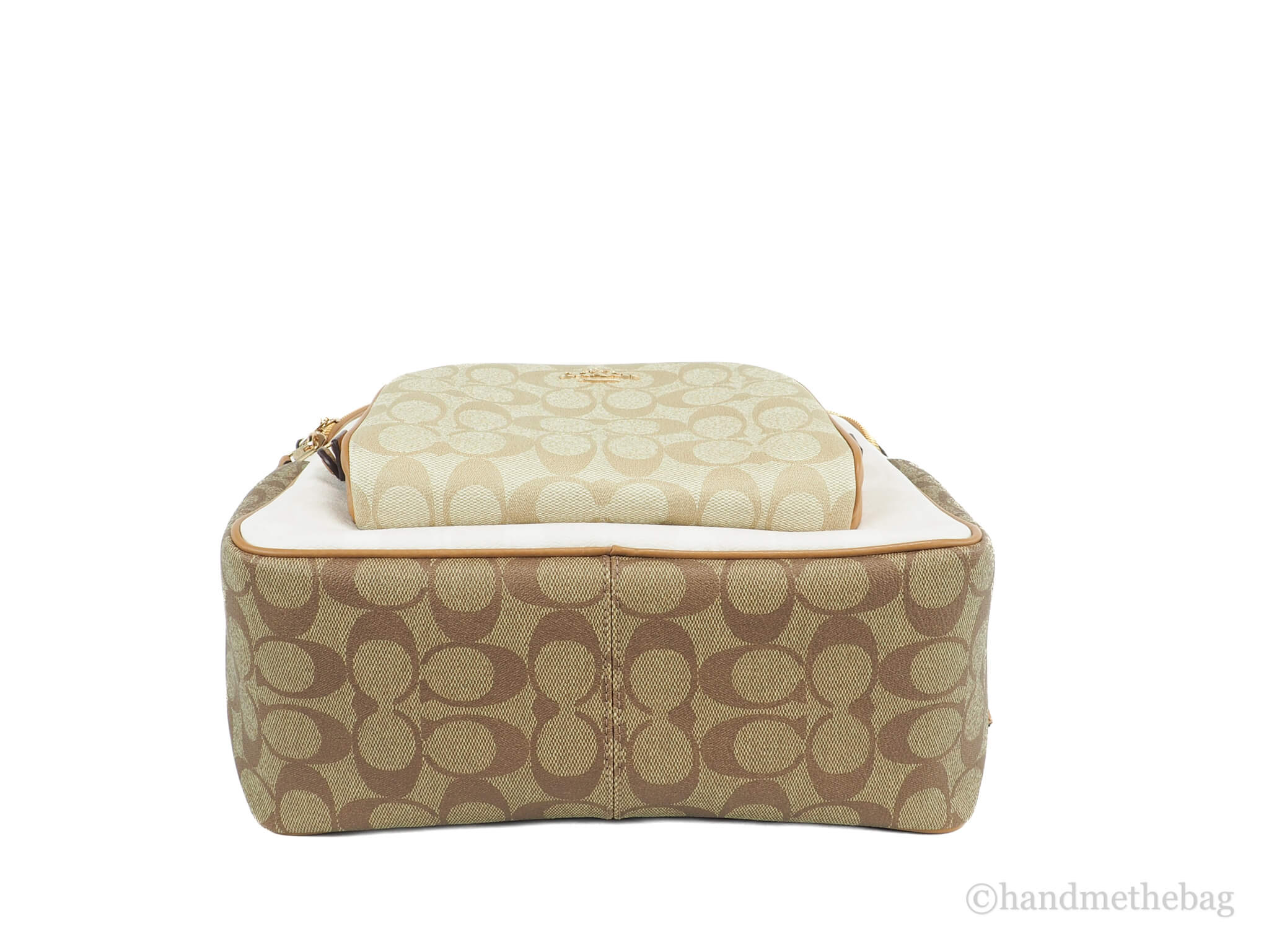Coach Court Backpack In Chalk White Pebbled Leather Coach NWT Coach CU389 Coach X Observed By Us Court Backpack  main image 2