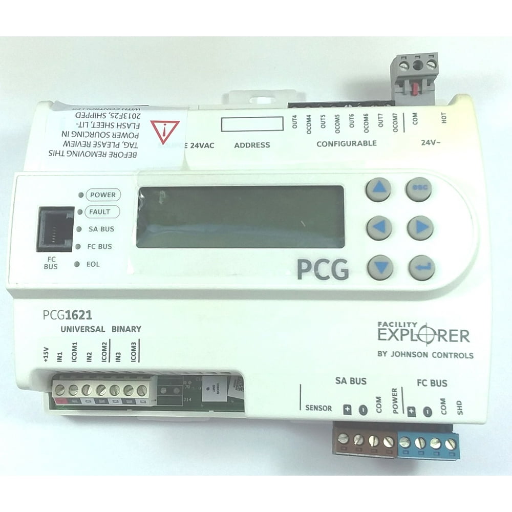 Johnson Controls FXPCG16210 Programmible Controller w display control