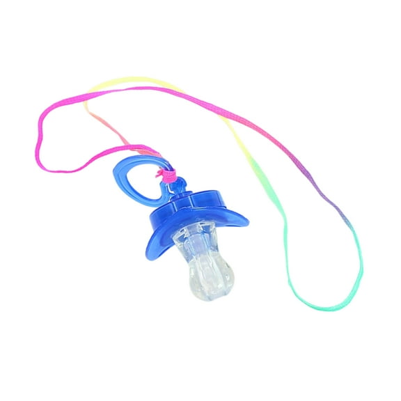 COOLHOOD Colorful Pacifiers Whistles Toy With Flashing LED Light For Night Event And Party Gathering Adult Kids Favor