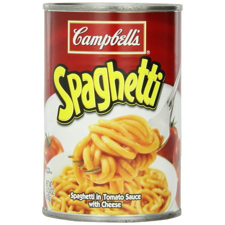 Campbell's Spaghetti in Tomato Sauce with Cheese, 14.75 Ounce (Pack of